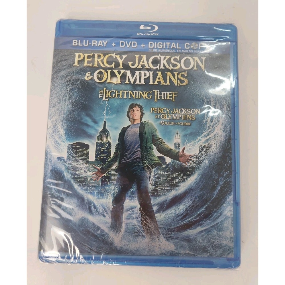 Percy Jackson‎ the Olympians: The Lightning Thief Blu-ray/DVD, 2010, 3-Disc